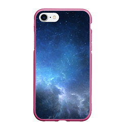 Чехол iPhone 7/8 матовый Манящий космос, цвет: 3D-малиновый