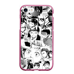 Чехол iPhone 7/8 матовый Durarara pattern