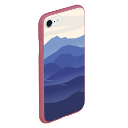Чехол iPhone 7/8 матовый Нежность Природа, цвет: 3D-малиновый — фото 2