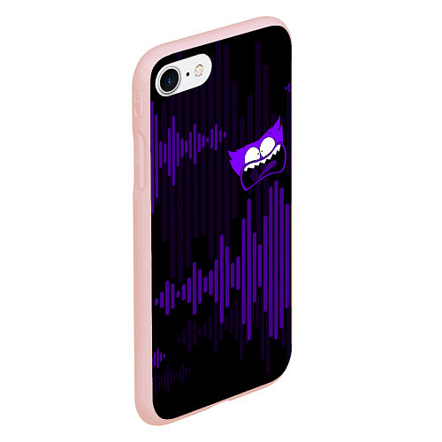 Чехол iPhone 7/8 матовый PurpleMini Huggy WuggyPoppy Playtime / 3D-Светло-розовый – фото 2