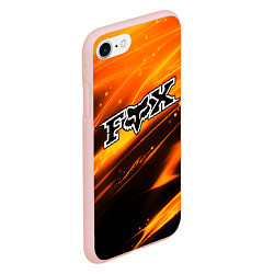Чехол iPhone 7/8 матовый FOX RACING - ФОКС СИЯНИЕ, цвет: 3D-светло-розовый — фото 2