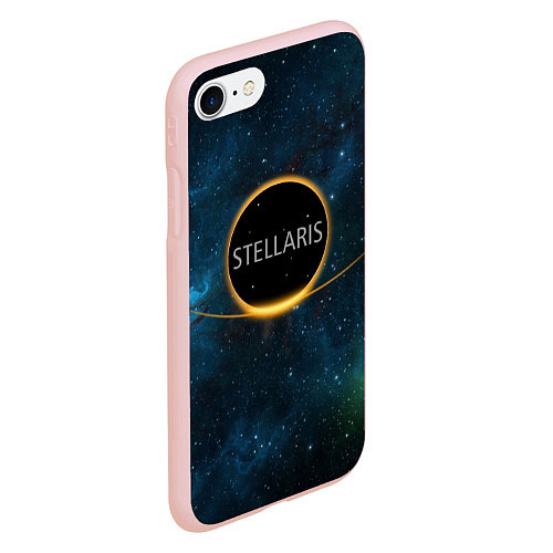 Чехол iPhone 7/8 матовый Stellaris- For us all / 3D-Светло-розовый – фото 2