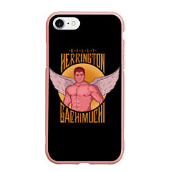 Чехол iPhone 7/8 матовый Большой крылатый брат Билли Херрингтон, цвет: 3D-светло-розовый