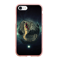 Чехол iPhone 7/8 матовый Большая ядовитая змея