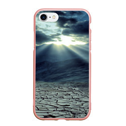 Чехол iPhone 7/8 матовый Трещины на земле пустыня