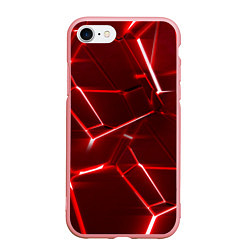 Чехол iPhone 7/8 матовый Red fault