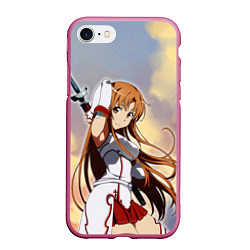 Чехол iPhone 7/8 матовый Асуна Юки - Sword Art Online