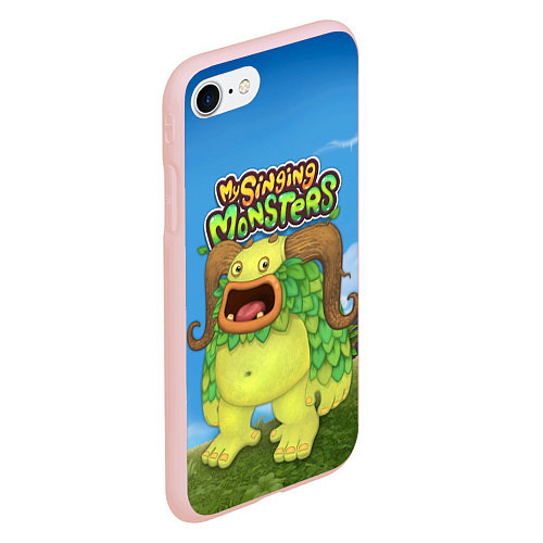 Чехол iPhone 7/8 матовый My singing monsters Избалолист Entbrat / 3D-Светло-розовый – фото 2