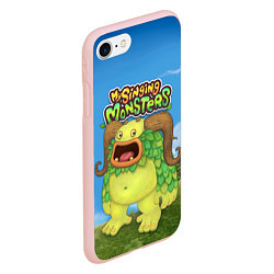 Чехол iPhone 7/8 матовый My singing monsters Избалолист Entbrat, цвет: 3D-светло-розовый — фото 2