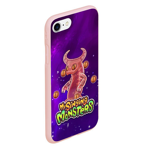 Чехол iPhone 7/8 матовый My singing monsters ЭПИЧЕСКИЙ ВУЖАС / 3D-Светло-розовый – фото 2