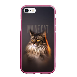 Чехол iPhone 7/8 матовый Maine cat