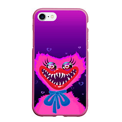 Чехол iPhone 7/8 матовый Кисси Мисси love, цвет: 3D-малиновый