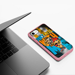 Чехол iPhone 7/8 матовый Не буди во мне тигра, цвет: 3D-баблгам — фото 2