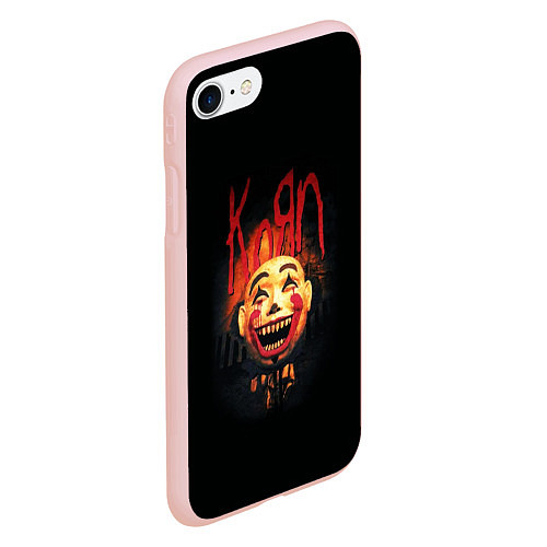 Чехол iPhone 7/8 матовый KoЯn Korn обложка / 3D-Светло-розовый – фото 2