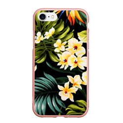 Чехол iPhone 7/8 матовый Vanguard floral composition Summer, цвет: 3D-светло-розовый