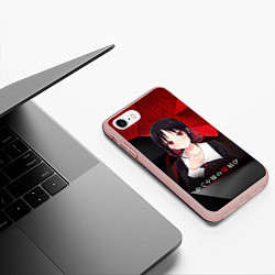 Чехол iPhone 7/8 матовый Госпожа Кагуя Синомия, цвет: 3D-светло-розовый — фото 2