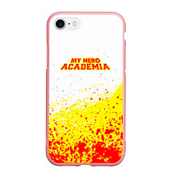 Чехол iPhone 7/8 матовый Моя геройская академия краска, цвет: 3D-баблгам