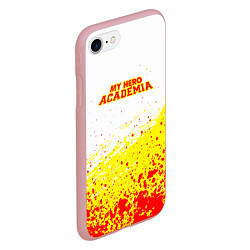 Чехол iPhone 7/8 матовый Моя геройская академия краска, цвет: 3D-баблгам — фото 2