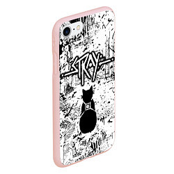 Чехол iPhone 7/8 матовый STRAY Cyberpunk, цвет: 3D-светло-розовый — фото 2