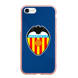 Чехол iPhone 7/8 матовый Valencia Sport, цвет: 3D-светло-розовый