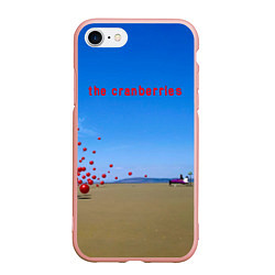 Чехол iPhone 7/8 матовый Wake Up and Smell the Coffee - The Cranberries, цвет: 3D-светло-розовый