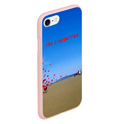 Чехол iPhone 7/8 матовый Wake Up and Smell the Coffee - The Cranberries, цвет: 3D-светло-розовый — фото 2