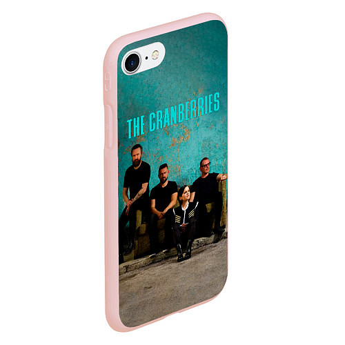 Чехол iPhone 7/8 матовый Something Else - The Cranberries / 3D-Светло-розовый – фото 2