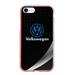 Чехол iPhone 7/8 матовый Volkswagen абстракция