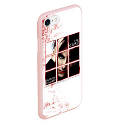 Чехол iPhone 7/8 матовый London Lullaby live - The Cure, цвет: 3D-светло-розовый — фото 2