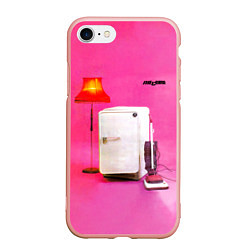 Чехол iPhone 7/8 матовый Three Imaginary Boys - The Cure, цвет: 3D-светло-розовый