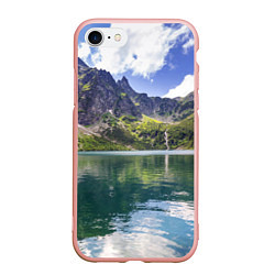 Чехол iPhone 7/8 матовый Прозрачное горное озеро