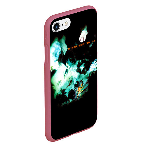 Чехол iPhone 7/8 матовый Disintegration - The Cure / 3D-Малиновый – фото 2