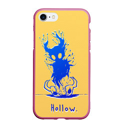 Чехол iPhone 7/8 матовый Hollow Рыцарь в синем градиенте Hollow Knight