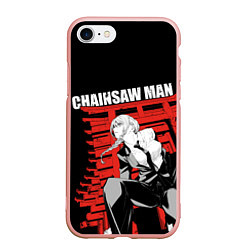 Чехол iPhone 7/8 матовый Chainsaw - Макима