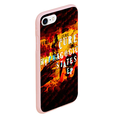 Чехол iPhone 7/8 матовый Hypnagogic States - The Cure / 3D-Светло-розовый – фото 2
