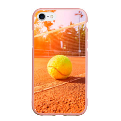 Чехол iPhone 7/8 матовый Теннис - рассвет