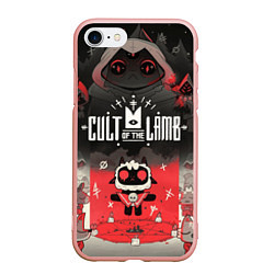 Чехол iPhone 7/8 матовый Cult of the lamb ритуал