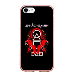 Чехол iPhone 7/8 матовый Игра в кальмара - Squid Game