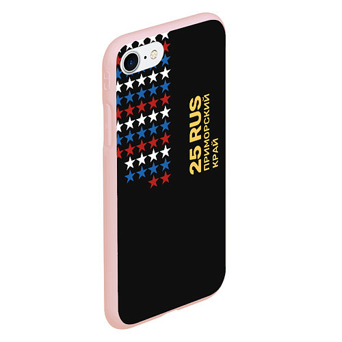 Чехол iPhone 7/8 матовый 25 RUS Приморский край / 3D-Светло-розовый – фото 2