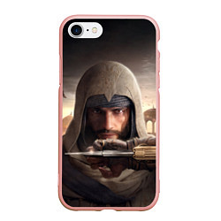 Чехол iPhone 7/8 матовый Басим, цвет: 3D-светло-розовый