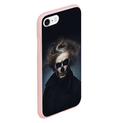 Чехол iPhone 7/8 матовый Темный демон / 3D-Светло-розовый – фото 2