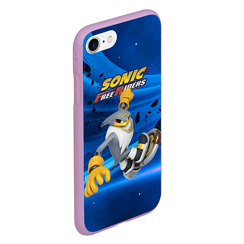 Чехол iPhone 7/8 матовый Albatross - Sonic Free Riders - Video game / 3D-Сиреневый – фото 2