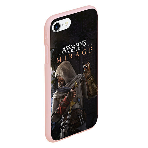 Чехол iPhone 7/8 матовый Скрытый Басим Assassins creed mirage / 3D-Светло-розовый – фото 2