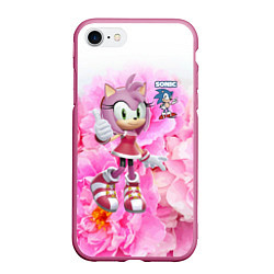 Чехол iPhone 7/8 матовый Sonic - Amy Rose - Video game