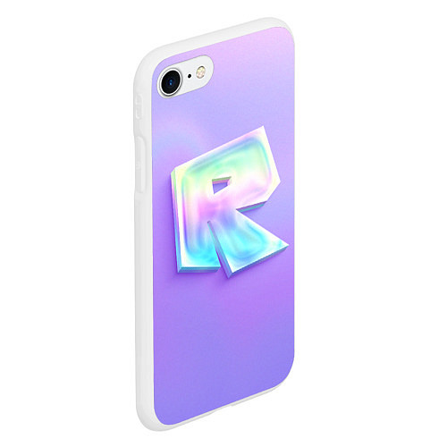 Чехол iPhone 7/8 матовый Roblox gradient / 3D-Белый – фото 2