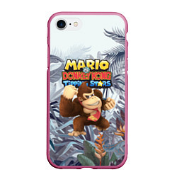 Чехол iPhone 7/8 матовый Mario Donkey Kong - Nintendo - Gorilla, цвет: 3D-малиновый