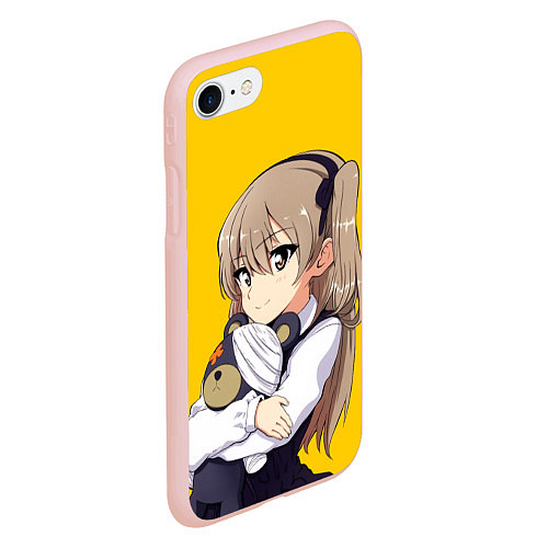 Чехол iPhone 7/8 матовый Arisu Shimada / 3D-Светло-розовый – фото 2