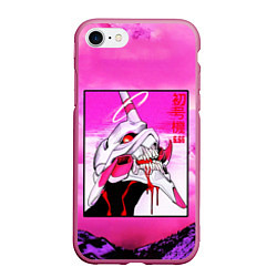 Чехол iPhone 7/8 матовый Neon Genesis Evangelion: Eva 01