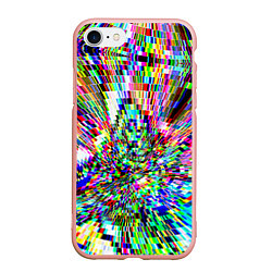 Чехол iPhone 7/8 матовый Acid pixels