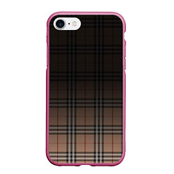 Чехол iPhone 7/8 матовый Tartan gradient